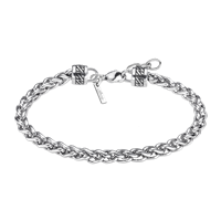 Bracelet Lotus Man Men in black in Steel LS2292-2/1 - LS2292-2/1